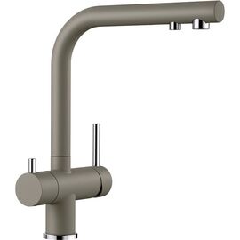 Смеситель для кухни Blanco Fontas II серый бежевый 525145 с подключением фильтра_