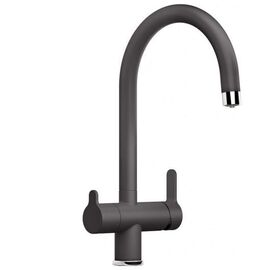 Смеситель для кухни Blanco TRIMA темная скала 526271 с подключением фильтра_