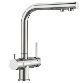 Смеситель для кухни Blanco FONTAS II нержавеющая сталь 525138 с подключением фильтра_