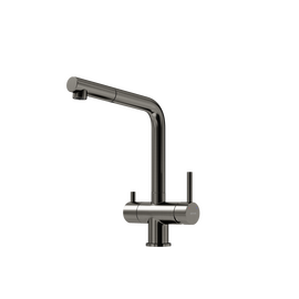 Смеситель для кухни Sancos Spin вороненая сталь SC4015GG_