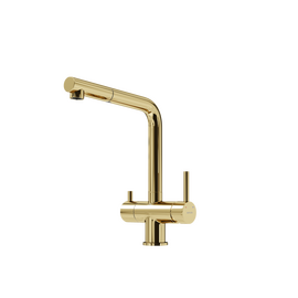 Смеситель для кухни Sancos Spin полированное золото SC4015ZG_