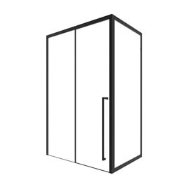 Душевая дверь Timo TDSS-120/03C-8R 1200х2000 профиль черный + торцевое стекло TSS-900/03C-8 900х2000_