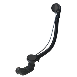 Слив-перелив для ванны Royal Bath полуавтомат 60 см черный_