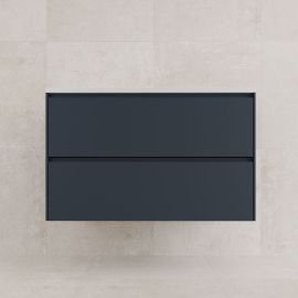 Тумба подвесная Style Line ЛИМА 90 эмаль под раковину LINE 90 2 ящика PLUS графит_