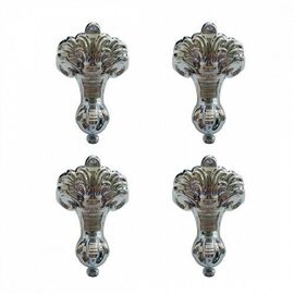 Ножки декоративные для отдельностоящей ванны Delice Vintage Хром комплект 4 шт_