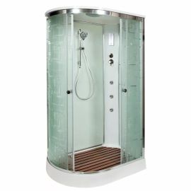 Душевая кабина DTO EM 1512 R с гидромассажем и электрикой_