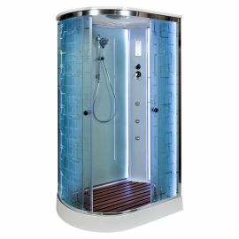 Душевая кабина DTO EM1511 R LED с гидромассажем_