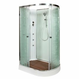 Душевая кабина DTO EM 1512 N L с гидромассажем_