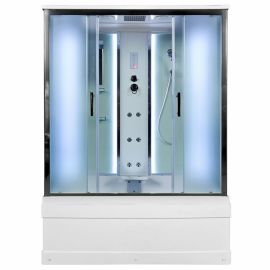 Душевая кабина DTO EM4515 LED с гидромассажем_