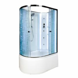 Душевая кабина DTO EM4511 N R LED с гидромассажем_