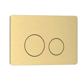 Кнопка Ceruttispa CR05MG смыва для инсталляций из нержавеющей стали матовое золото_