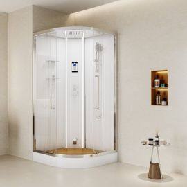 Душевая кабина с паром Esbano ESO-PARI-100CR 100х100х217_