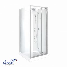 Душевая кабина Ceruttispa BELLA90F 90x90x215-225_