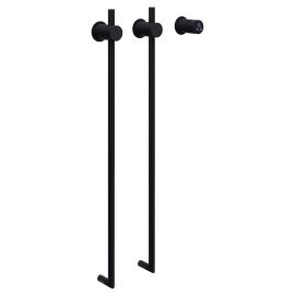 Полотенцесушитель электрический ABBER Charme AH4002MB черный матовый_