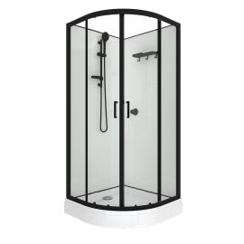 Душевая кабина Triton Прайм-Блэк 90х90 А без крыши_