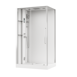 Душевая кабина Acquazzone Viktoria 120SL CHROME без пара_