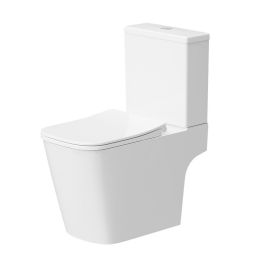 Унитаз-компакт безободковый Damixa Titan DX78C8601SC с сиденьем микролифт_