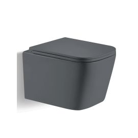 Унитаз подвесной RIVER GUDZON 485 MG серый матовый_
