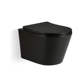 Унитаз подвесной RIVER ONTARIO 520 MB черный матовый_