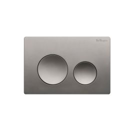 Кнопка смыва BelBagno BB-03C-GM оружейная сталь_