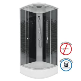 Душевая кабина Niagara Eco E80/26/BLACK 80х80х215 см_