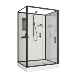 Душевая кабина Niagara Standart ST100/80/15Q/BL/BK 100х80х200 см_