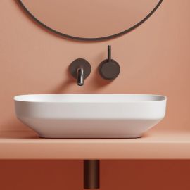 Раковина накладная ABBER Rechteck AC2221 белая_