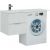 Тумба с раковиной Aquanet Алвита 120 L белый арт. 00243773_