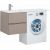 Тумба с раковиной Aquanet Алвита 120 L капучино арт. 00243775_, изображение 2