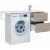Тумба с раковиной Aquanet Алвита 120 R капучино арт. 00243774_, изображение 5