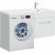 Тумба с раковиной Aquanet Августа 120 R белый арт. 00239782_, изображение 2