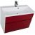 Тумба с раковиной Aquanet Латина 90 бордо арт. 00212945_, изображение 6