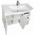 Тумба с раковиной Aquanet Моника 105 белый арт. 00212600_, изображение 7