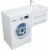 Тумба с раковиной Aquanet Нота 120 R белый арт. 00240161_, изображение 8