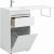 Тумба с раковиной Aquanet Токио 110 L белый (напольная, 1 ящик) арт. 00239298_, изображение 7