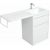 Тумба с раковиной Aquanet Токио 120 R белый (напольная, 1 ящик) арт. 00239301_, изображение 12