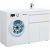 Тумба с раковиной Aquanet Токио 130 R белый (напольная, 1 ящик, 2 дверцы) арт. 00239216_, изображение 2