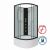 Душевая кабина Niagara Classic NG-6709-14BKG 100х100х200_
