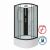 Душевая кабина Niagara Classic NG-6709-14BKT 100х100х210-240_