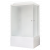 Душевая кабина Royal Bath  RB 8100BP5-WC (белое/матовое) левая_