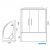 Душевая кабина Royal Bath 170ALP-C-CH (матовое) правая 170x100x225_, изображение 10