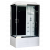 Душевая кабина Royal Bath 8100BP3-BT-CH (черное/прозрачное) правая 100x80x217_