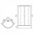 Душевая кабина Royal Bath  90HK6-WT-CH (белое/прозрачное) 90x90x217_, изображение 6