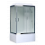 Душевая кабина Royal Bath 8100BP6-WC-CH (белое/матовое) правая 100x80x217_