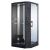 Душевая кабина Orans SR-89101RS черная, с баней_