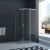 Душевой уголок Veconi Rovigo 80x80x185 стекло прозрачное профиль хром  RV02-80PL-01-19C1_