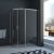 Душевой уголок Veconi Rovigo 100x80x195 стекло прозрачное профиль хром  RV03-10080A-01-19C1_