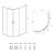 Душевой уголок Veconi Rovigo 120x90x195 стекло прозрачное профиль хром  RV03-12090A-01-19C1_, изображение 2