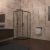 Душевой уголок Veconi Rovigo 90x90x195 стекло прозрачное профиль черный RV04-90PL-01-19C1_
