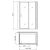 Душевой уголок Gemy Sunny Bay S28191BM-A80M_, изображение 4